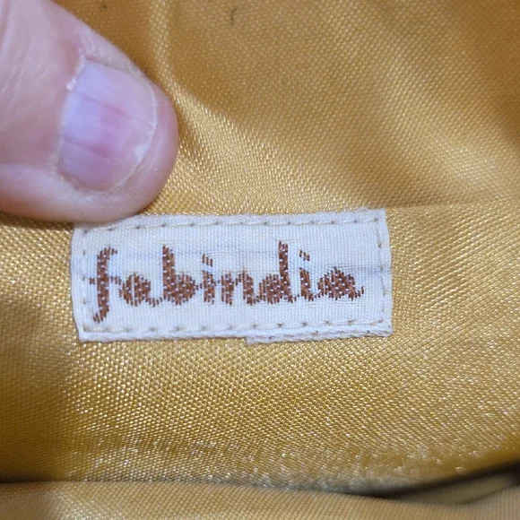 Fabindia Gold Fabric with Logo Tag - Picture 3 of 4